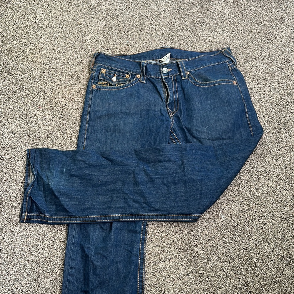 True religion blue men jeans size 36 - Picture 5 of 10